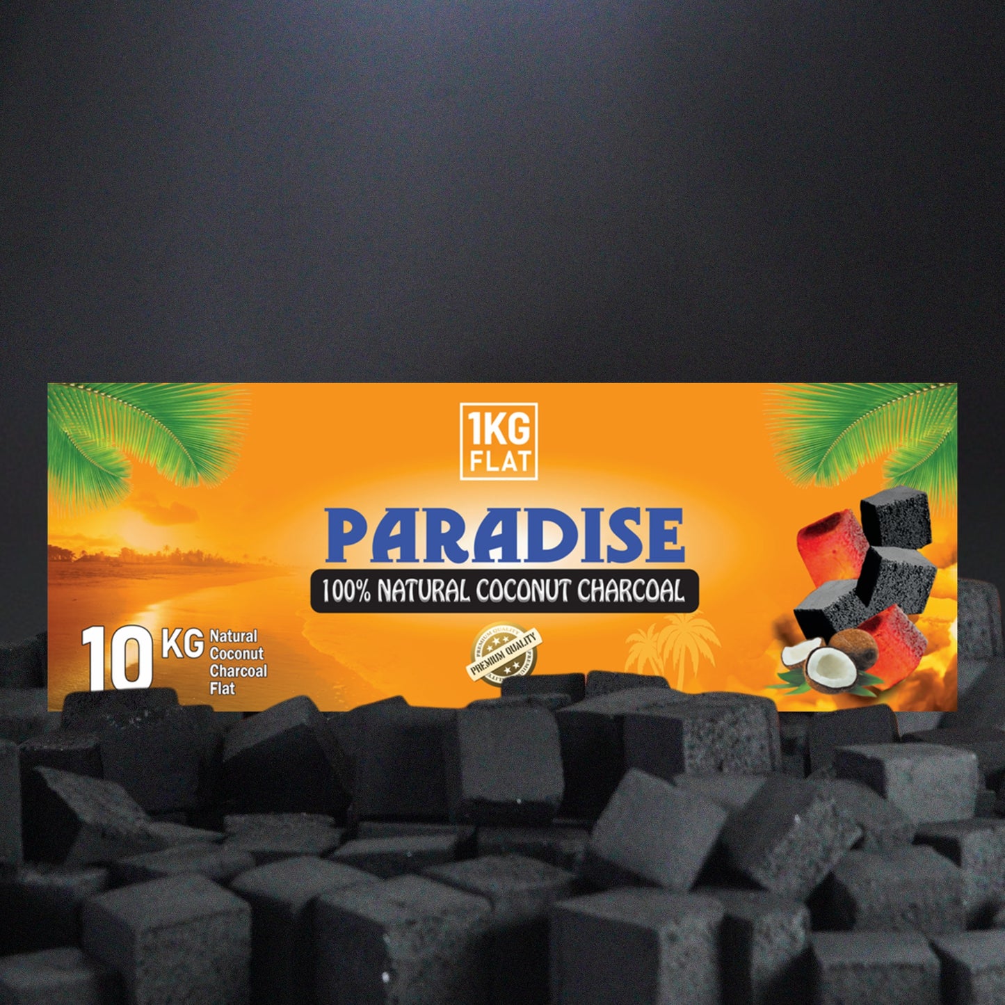 Paradise Coconut Coals | 10Kg Bulk Box